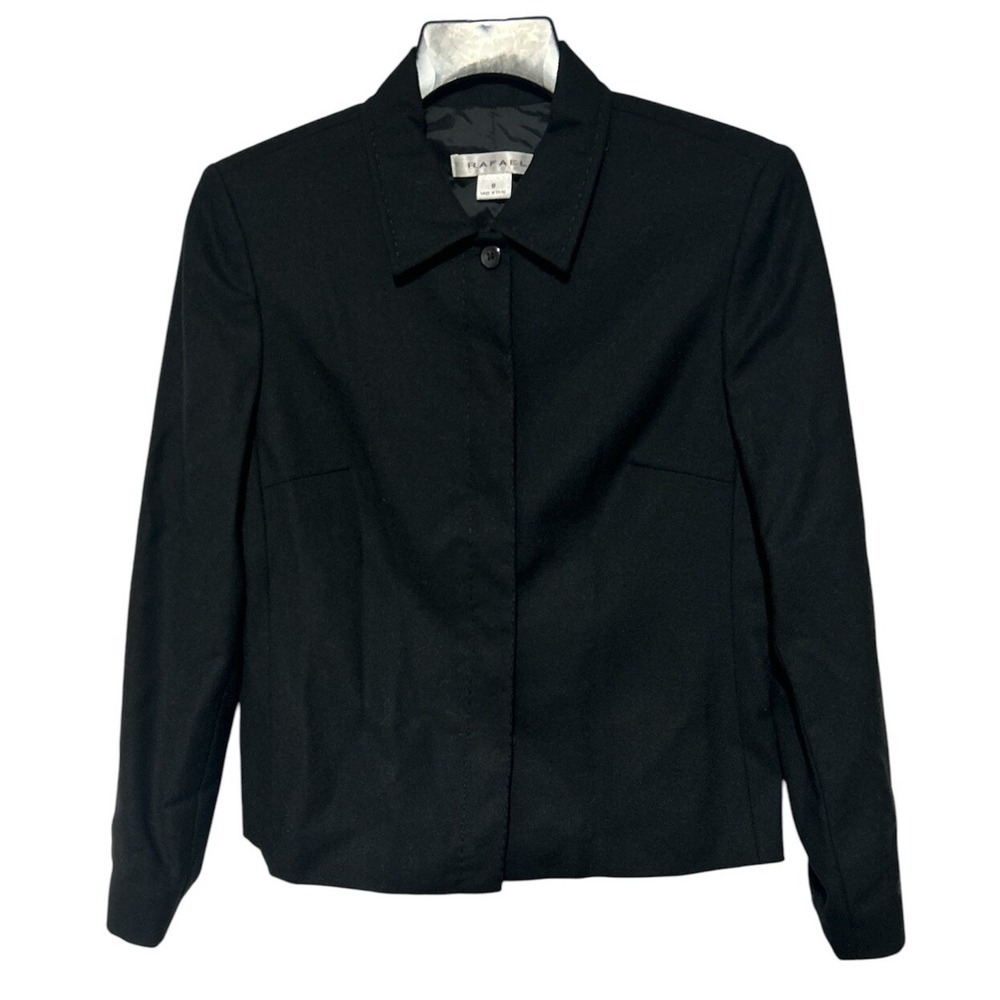 Women's NWT Raphael Black Suit‎ Jacket Separate Office Business Wear SZ 8